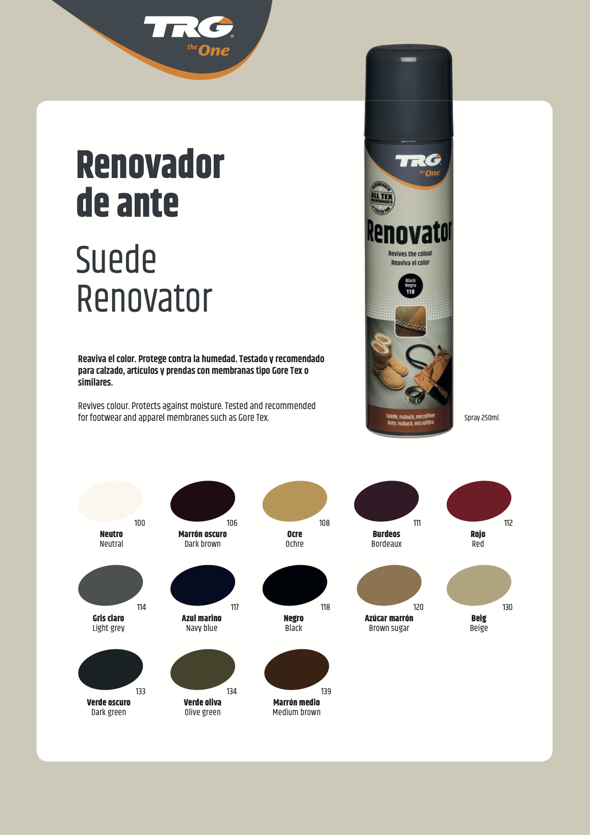 Vzorník Suede Renovator